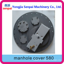 Accesorio de tanque de maquinaria Senpai API 580mm 58cm Alloy Manhole Cover